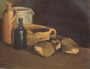 Vincent Van Gogh Still Life with Clogs and Pots (nn04) oil painting artist